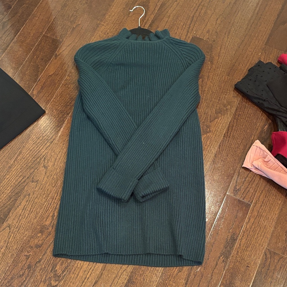Tularosa Backless Ribbed Dress - Deep Teal